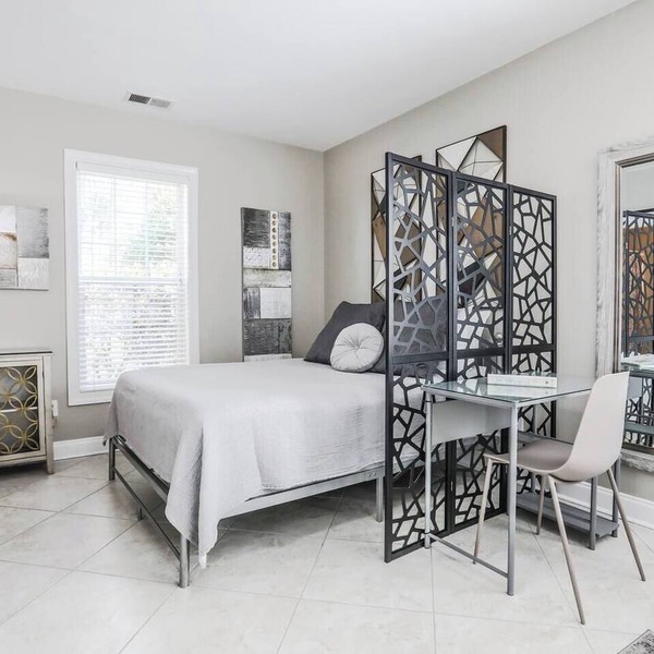 Modern Gray Studio Steps to Pool Myrtle Beach SC