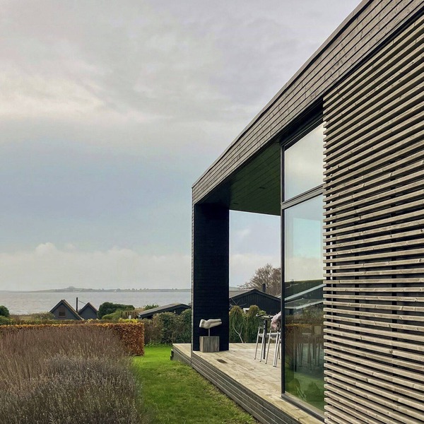 Modern house with sea view near Faaborg