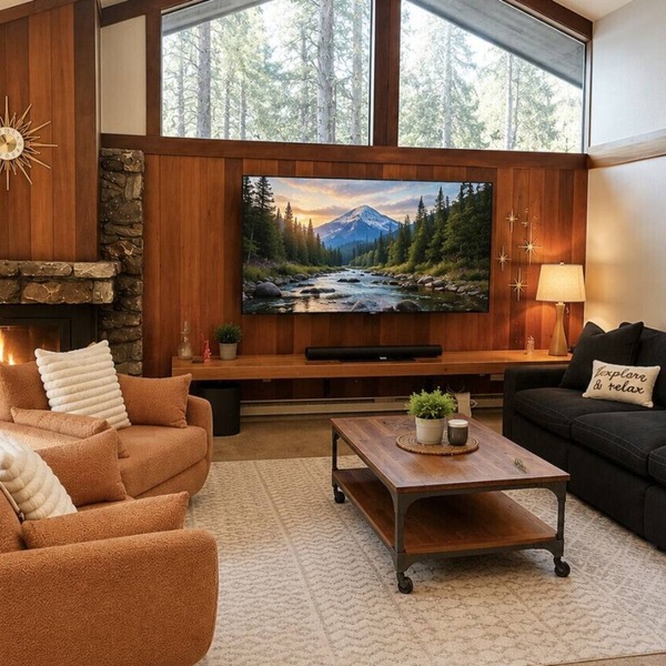 Modern Luxury Golf Cabin, Pets, A/C, couples