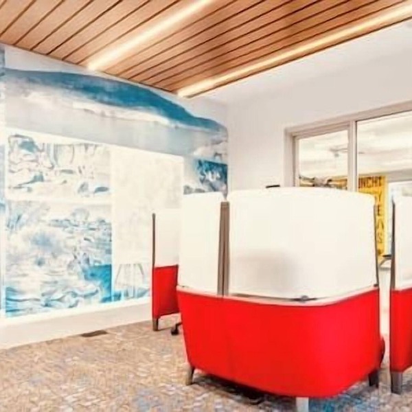 Modern Marble Falls Getaway Pool + Gym Lake