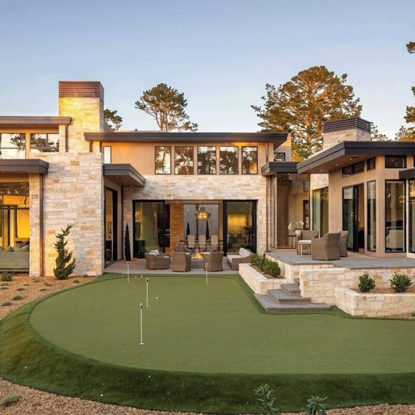 Modern Masterpiece on Poppy Hills Golfs Course with Pool, Putting Green, Guest House