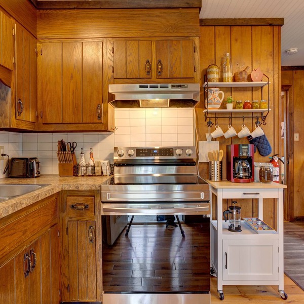 Modern Rustic Retreat w/Private Trails & Stream