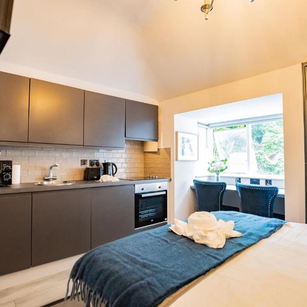 Modern Studio - Steps from Marina