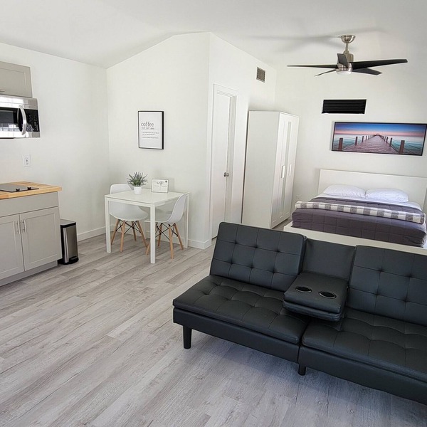 Modern & Stylish studio with private entry and parking.