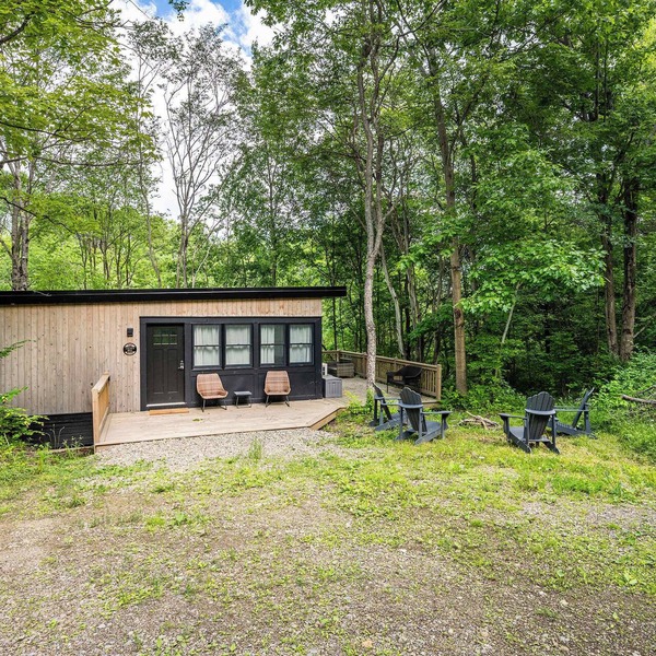 Modern Tiny Home, Wraparound Deck