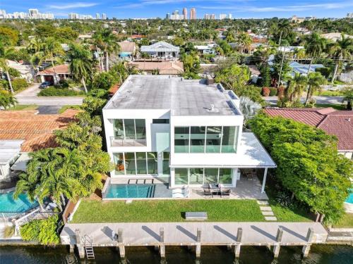 Modern waterfront property