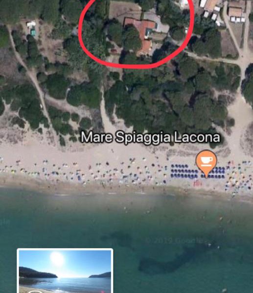 Monolocale sulla spiaggia di Lacona