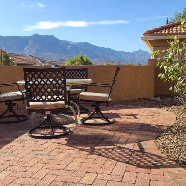Mountain Views from Front and Back Patios