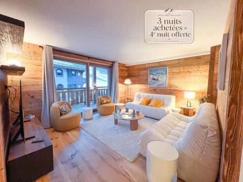 NAGANO 201 | LES GETS | Emplacement exceptionnel en face des pistes au cœur du village | Appartement neuf 3 chambres - 8 personnes