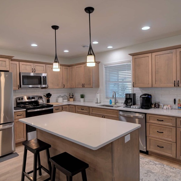 New 3-bed/2 bath home with Game Room, Screened Porch and Firepit.
