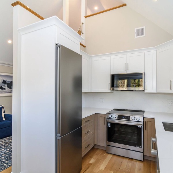 New construction! 1 bedroom plus loft, walk to town, commuter rail, shops