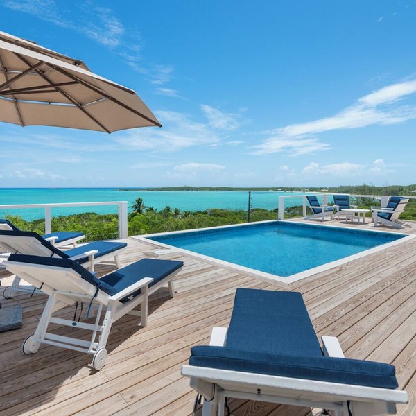 New Exuma Villa- Pool, Bocce & Pickleball Cts, Panoramic Views, Central Location