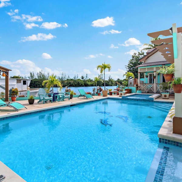NEW LUXE Canal-Front Cottage in THE BAHAMAS!