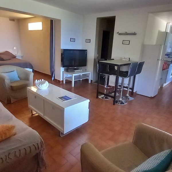 Nice flat 53m² air-cond garden WIFI swimmig pool tennis private pkg sea view