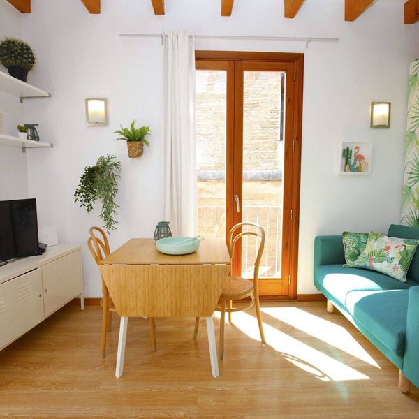 Nice Studio in Palma Centro, Bright with Balcony, Wifi, Air Conditioning