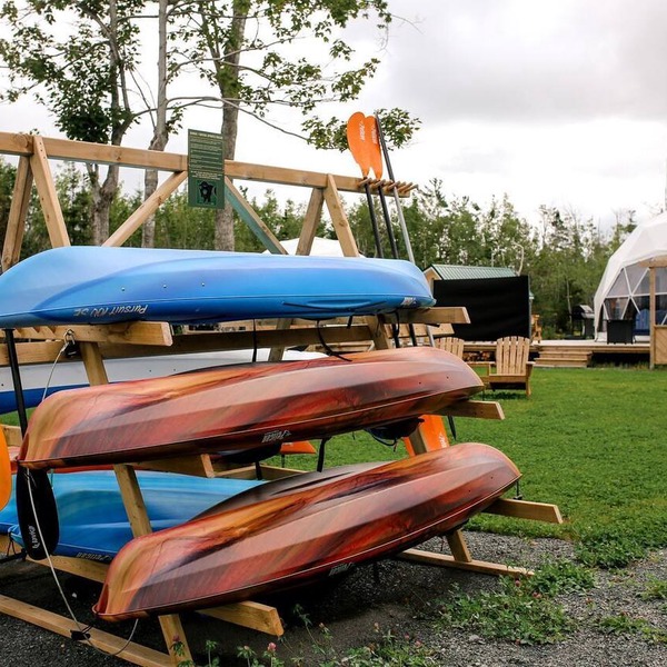 Nova Scotia Dome with Private Hot Tub for Relaxing Retreats in Antigonish, Canada