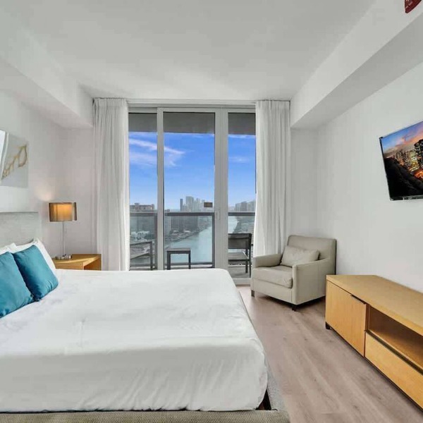 Ocean View 1 BDR Beach & Water Retreat Pool Gym