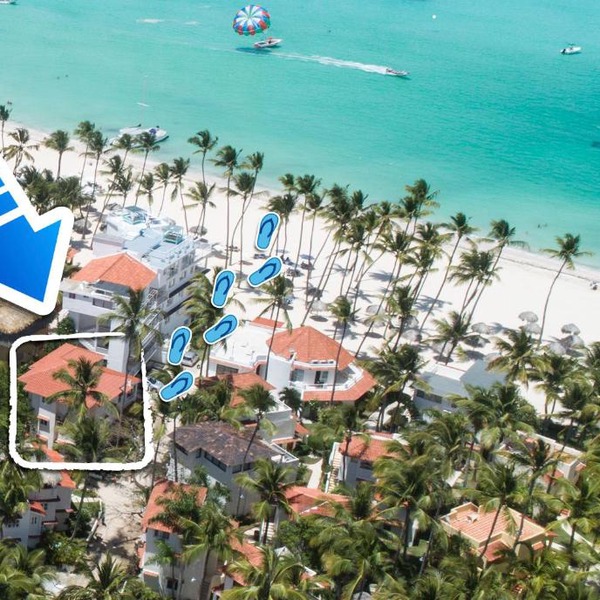 OCEAN VIEW VILLA BAVARO BEACH - 7guests, wifi, bbq-grill, beach access