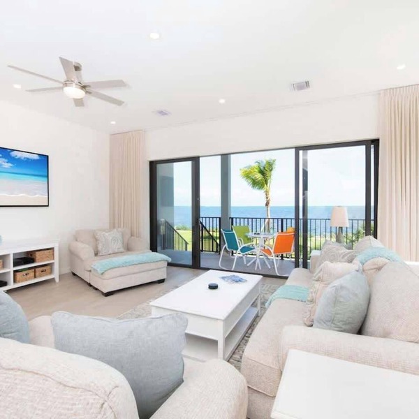 Oceanfront 3BR + Private Dock at Sea Haven – Cassava Point Villa 4D