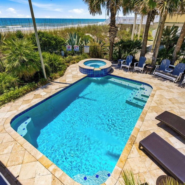 🌊🌴Oceanfront 4BR Home | Private Pool, Hot Tub | Picture Perfect