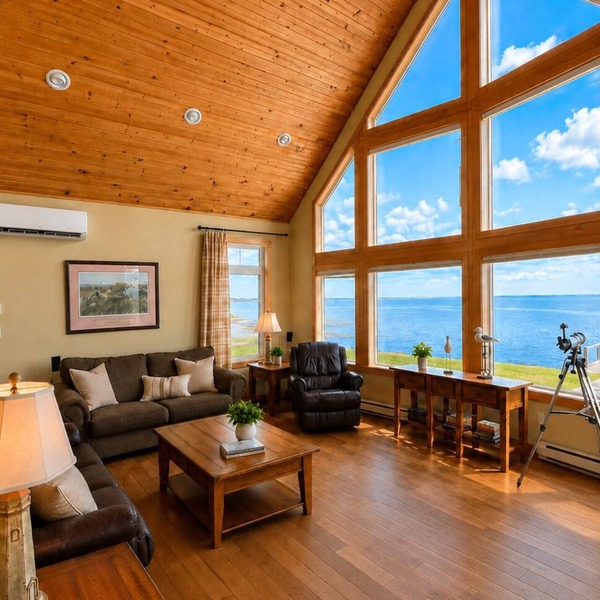 Oceanfront A-Frame Cottage | Stunning Bridge Views | Dog Friendly | Sleeps 8