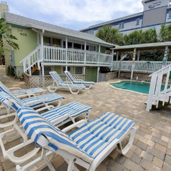 Oceanfront Beach Cottage - Pool, Large Yard, Private Beach Access, Sleeps 12
