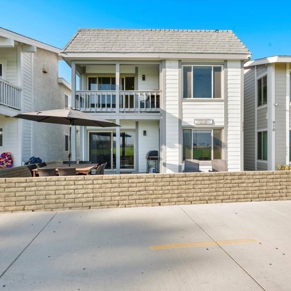 Oceanfront Boardwalk property, Newly remodeled Large patio, Steps to the sand.