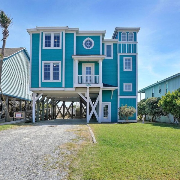 Oceanfront Gem -Custom Home with Private Pool! Steps from the beach. Sleeps 12
