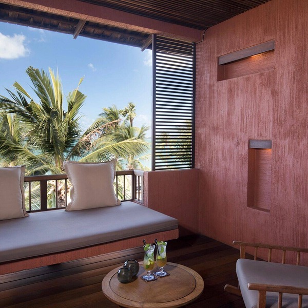 Oceanfront Retreat with Balcony, Pool, Gym & Stunning Sunset Views