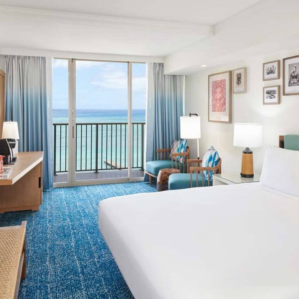 Oceanfront Suite with Private Balcony at OUTRIGGER Waikiki Beach Resort!