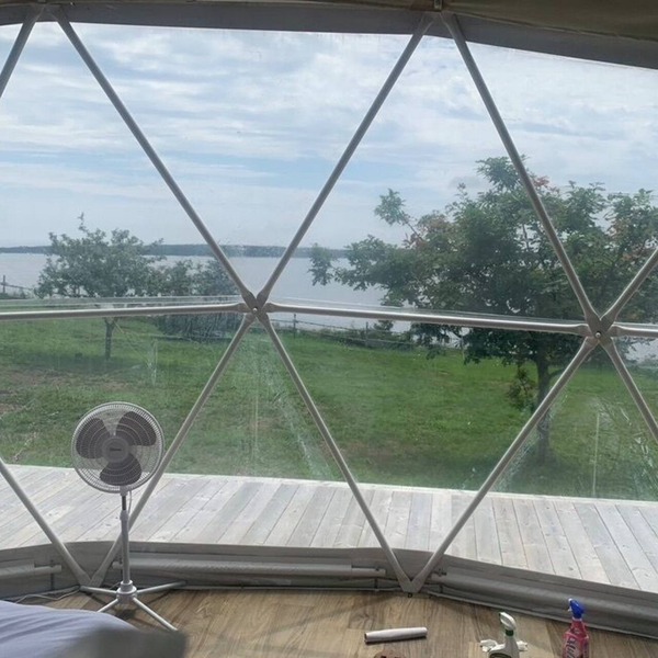 Oceanside Glamping Dome near Lunenburg