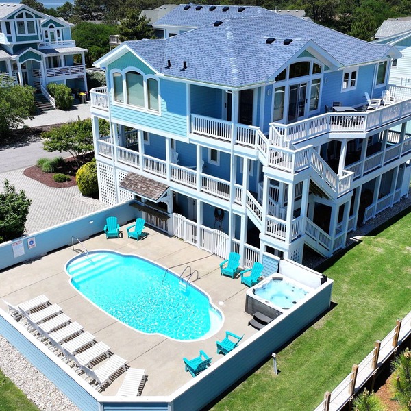 Oceanside, Private Pool, ELEV, Hot Tub, Corolla Light Amenities, BH6, Sunny Rays