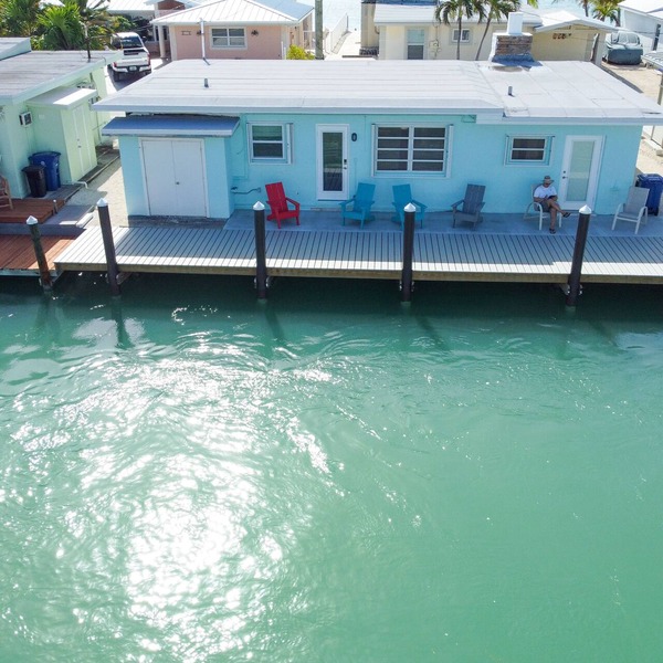 Oceanside waterfront 2/2 home with 55ft dock and paddle equipment