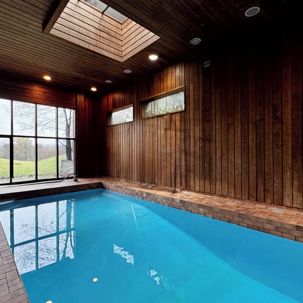 Old Brick Style Mansion With Indoor Pool