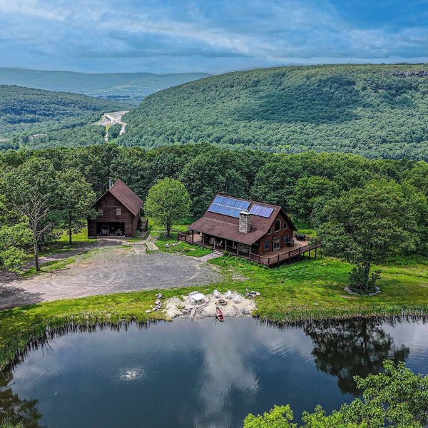 On 242 Acres! Luxury Pocono Retreat w/Pond