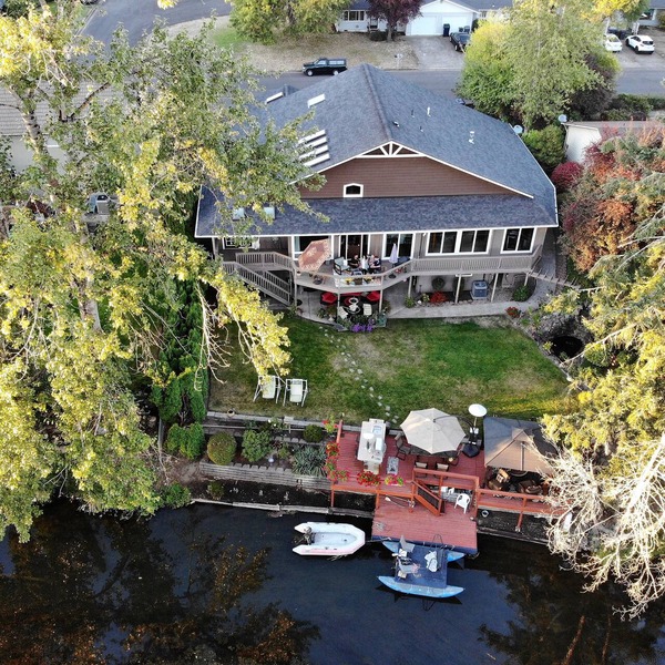 On the river with your own private boat and dock!Moments from downtown!