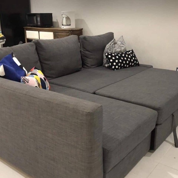 Open bright airy basement apartment