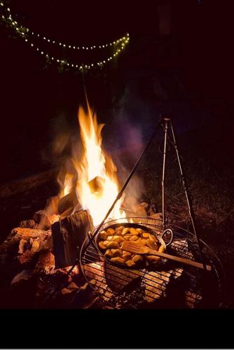 Otter Camp Private Riverside Glamping with Hot Tub