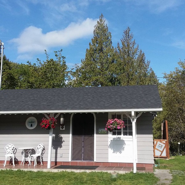 Our Creekside Cottage is located only a mile from the Olympic Discovery Trail.