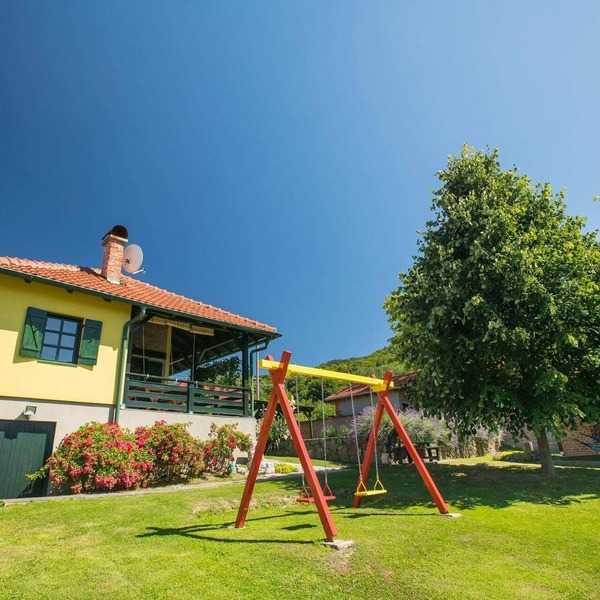 Our house (*) is located in the Papuk Nature Park, near the lake.