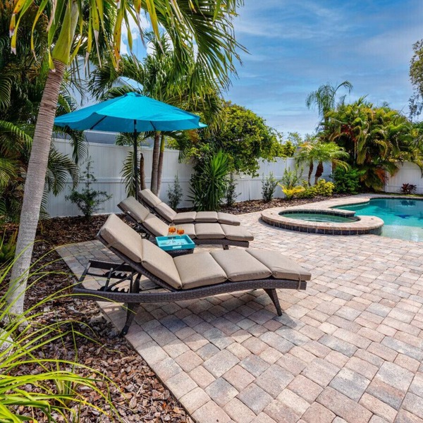 Palm Harbor Hideaway | Gorgeous Home w/Heated Pool, Hot Tub & Tropical Oasis