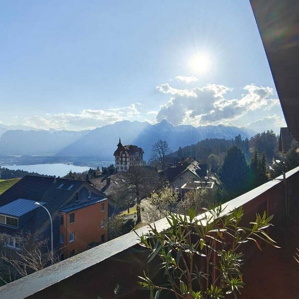 Panoramic Apartment with Balcony & Alpine Views