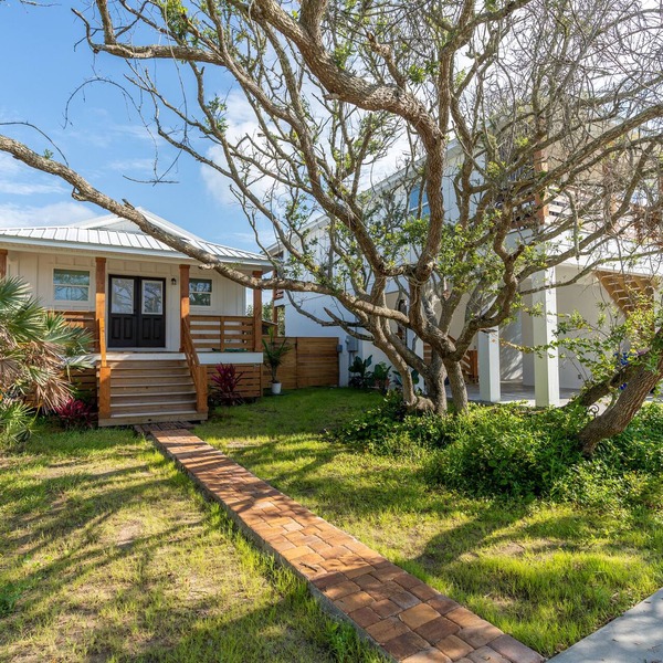 Paradise Found! Just steps to the sand with this Villa on Vilano Beach.