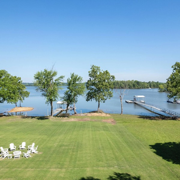 Peaceful Lakefront Retreat w/Private Dock Game Room Fire Pit Pet-Friendly