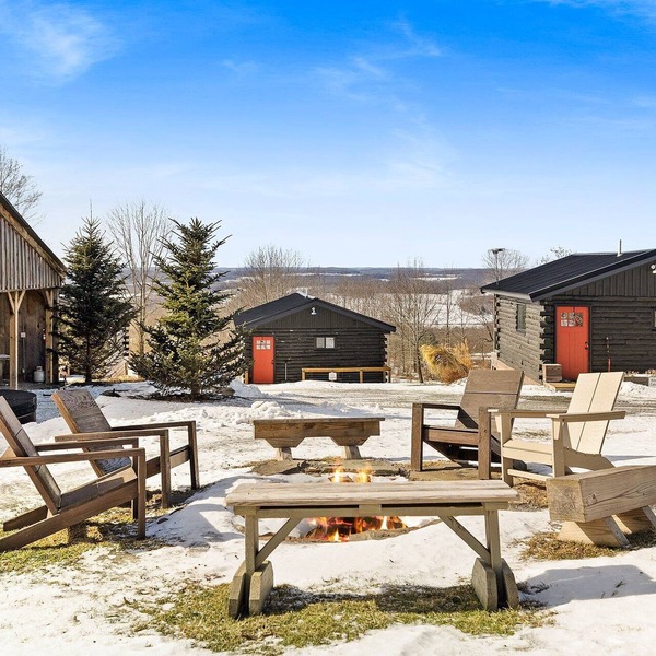 Peaceful Modern Cabins for Families w/Hot Tub, Firepit, Mountain Views & Trails