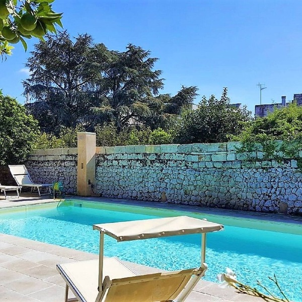 Peaceful Old Mill Villa in village near sea. Pool gardens A/C, WiFi, Solar P
