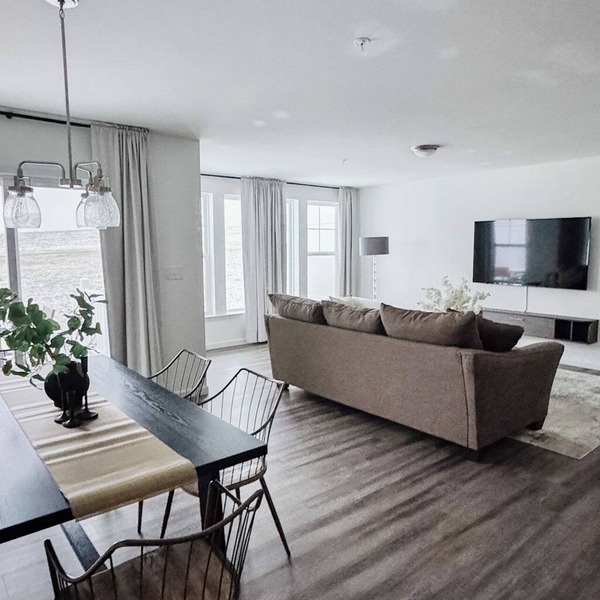 Penn State Townhome in State College. Sleeps 6-8 guests in new construction home