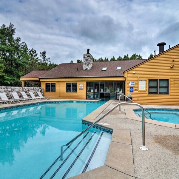 Pet Friendly Harbor Springs Home w Hot Tub