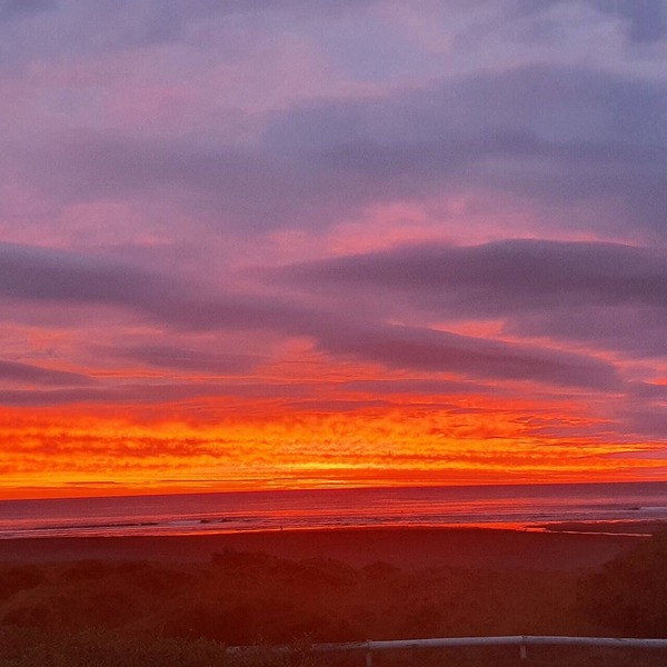 Piha Beachfront Sunset and Surf Watch!