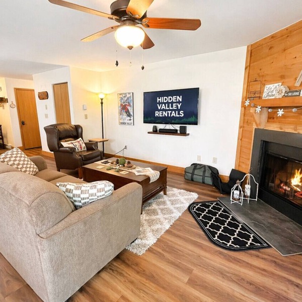 Pool Access | Forest Views & Fireplace